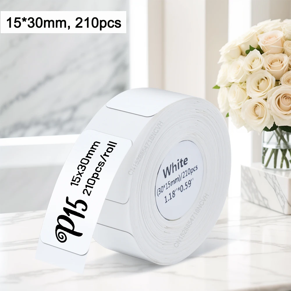 Label Tape Refills — Pre-Cut Stickers P15, P12, P11, D30 & Q30 - Image 2