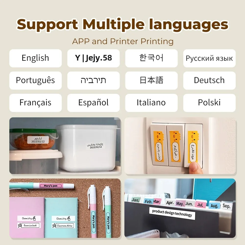 Zodzi Q30 Mini Label Printer — Pocket-Sized Thermal for Home, School & Travel - Image 4