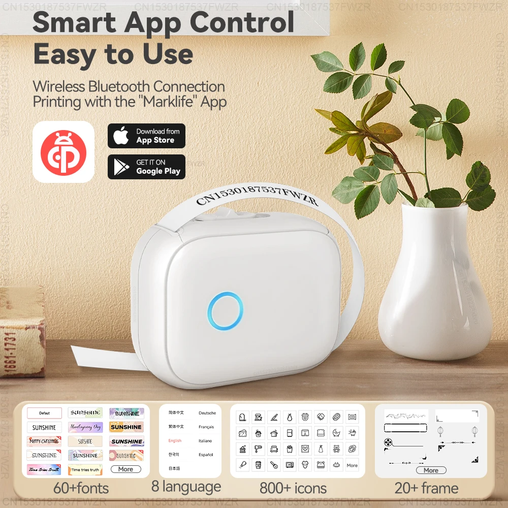 Marklife P12 Label Printer — Auto-Cut Bluetooth - Image 4