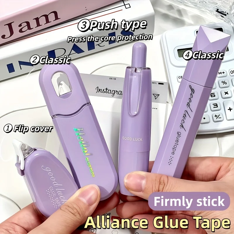 4PCS Creative double-sided dot glue, high-adhesion dot glue, suitable for handicrafts, scrapbooks, office and school supplies