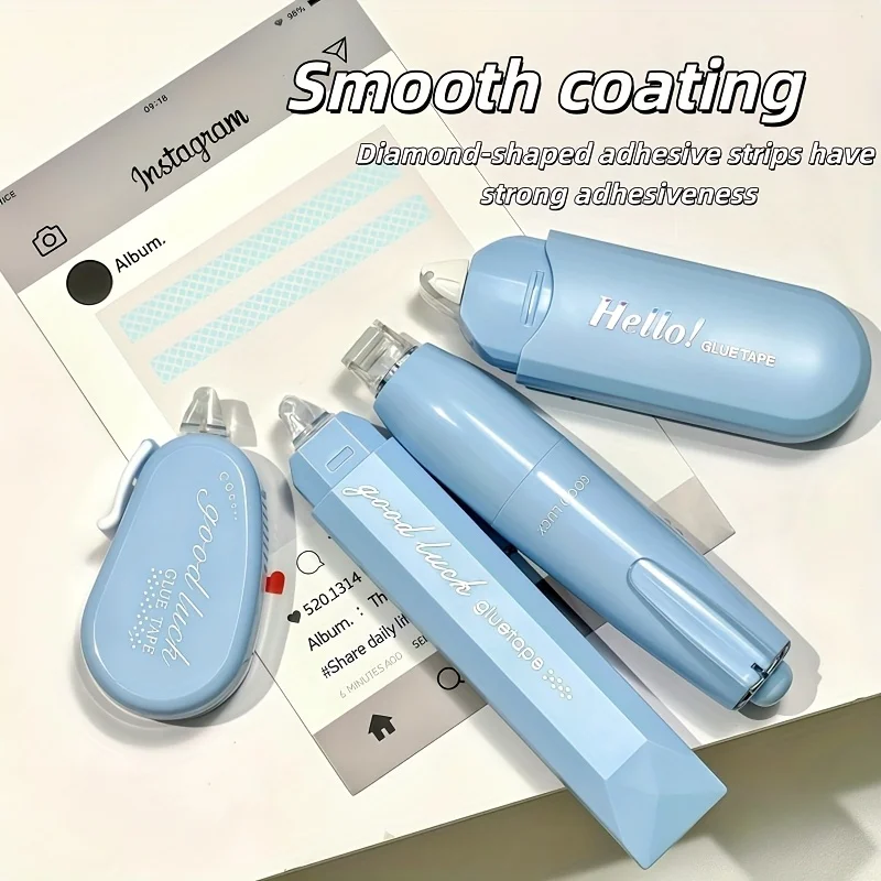 4PCS Creative double-sided dot glue, high-adhesion dot glue, suitable for handicrafts, scrapbooks, office and school supplies