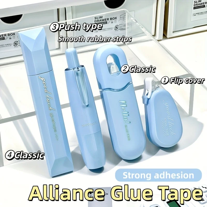 4PCS Creative double-sided dot glue, high-adhesion dot glue, suitable for handicrafts, scrapbooks, office and school supplies