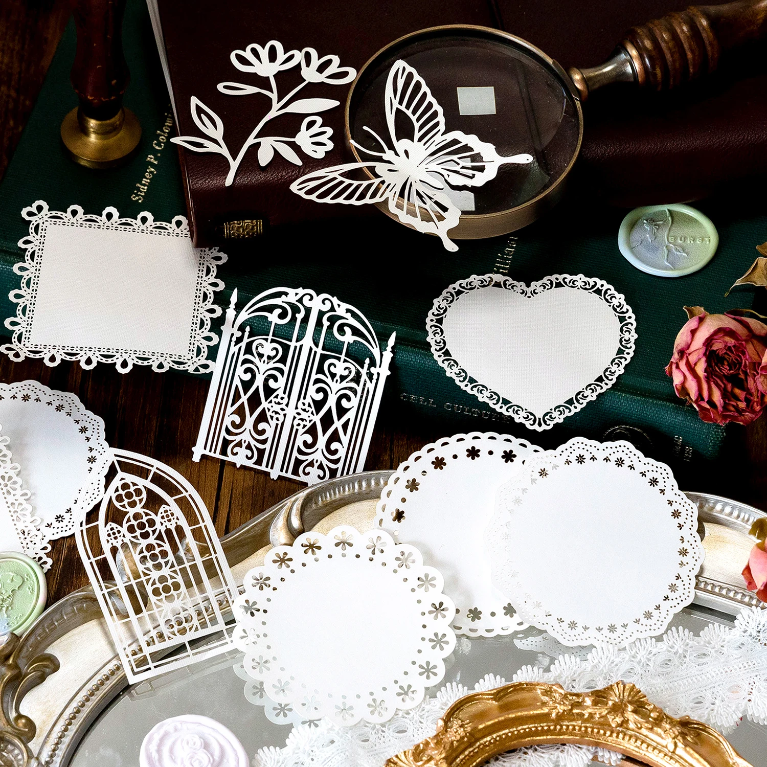 Vintage Border Sticker Pack — 85 Pieces for Junk Journals & Scrapbooking - Image 3