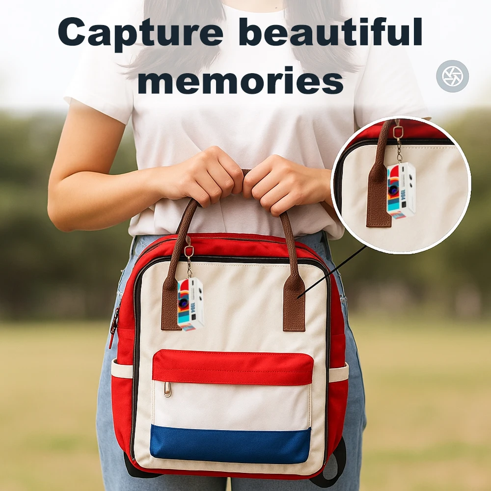 Mini Keychain Camera — Retro Thumb-Sized 1080P HD Cam - Image 3