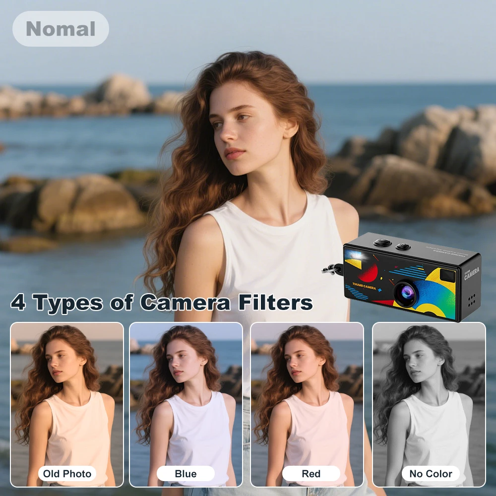 Mini Keychain Camera — Retro Thumb-Sized 1080P HD Cam - Image 4