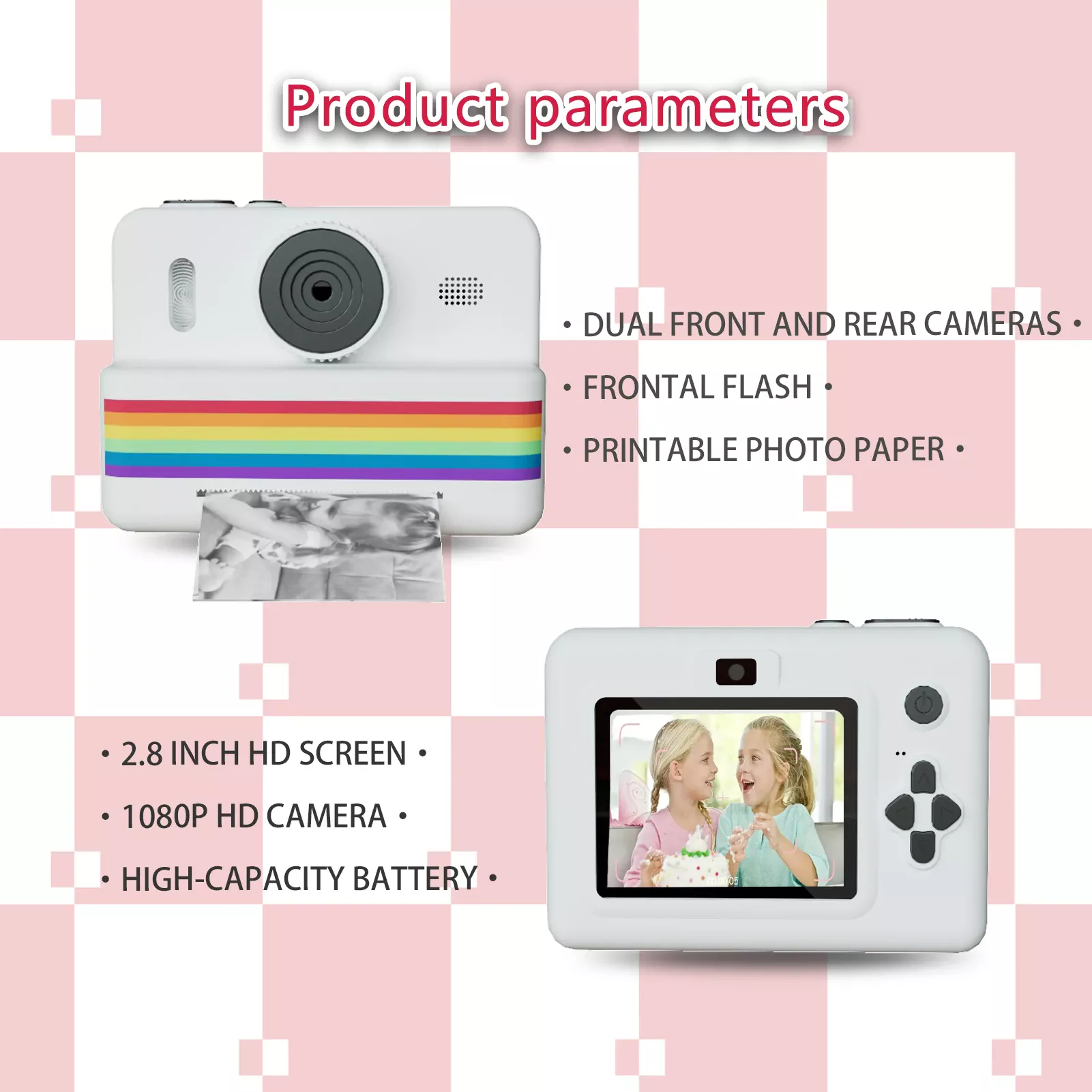 Kids Instant Print Camera — Shoots, Prints & Sticks - Image 5