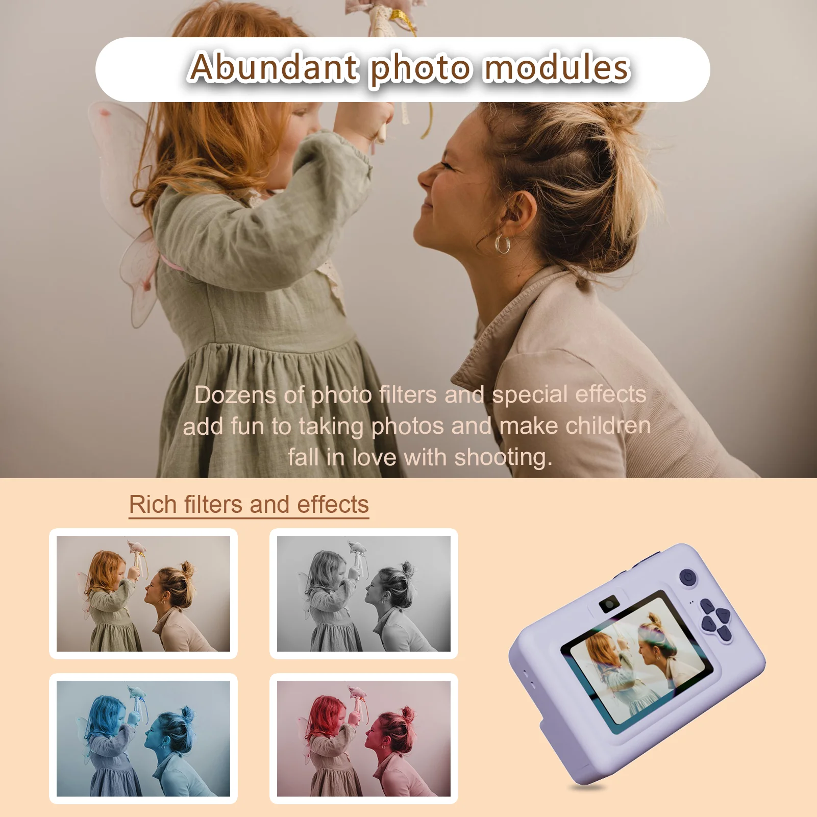 Kids Instant Print Camera — Shoots, Prints & Sticks - Image 6