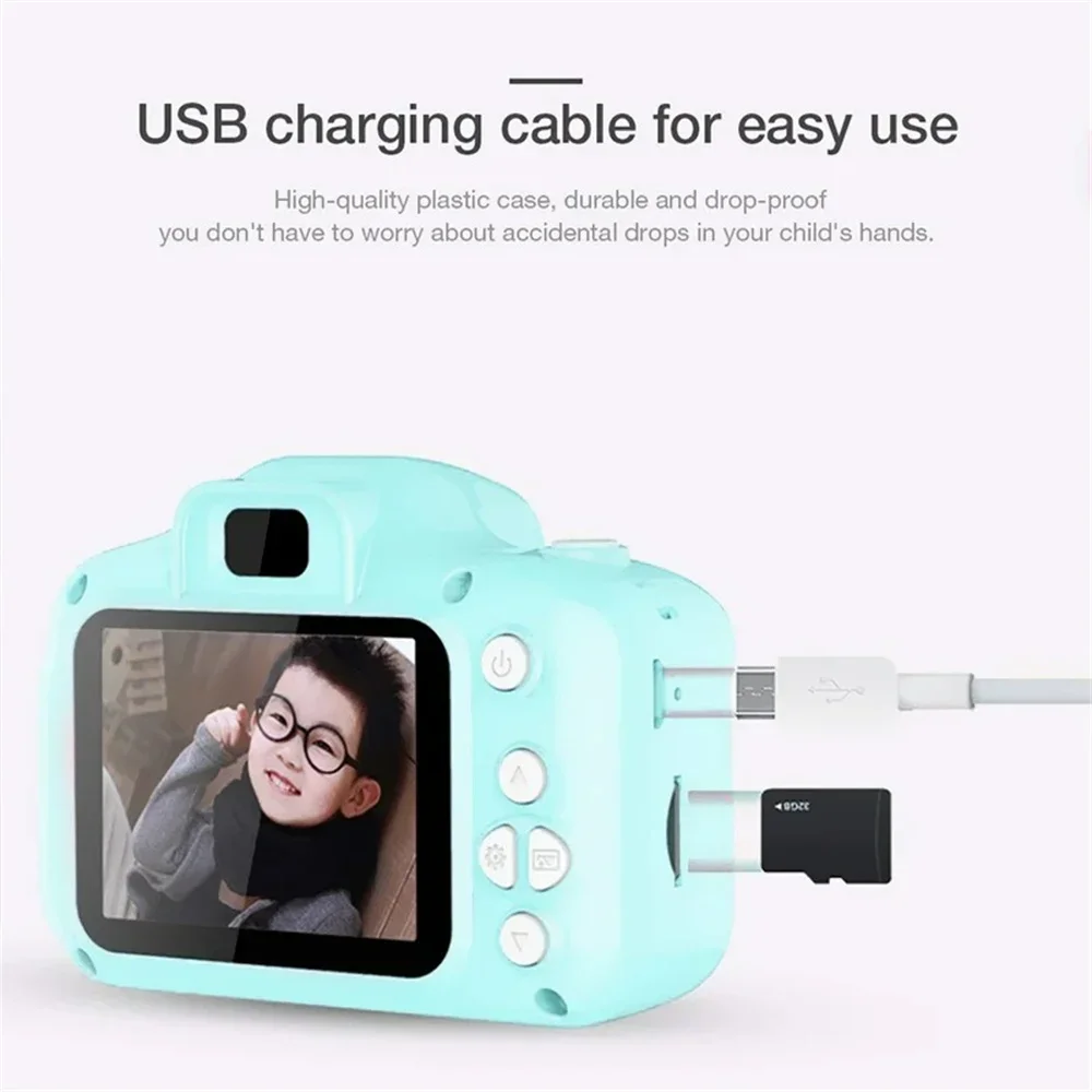 Lovely X2 Children Mini Digital Camera Can Take Pictures Video Small Camera Photography Children Birthday Gift Kids Toys for Kid