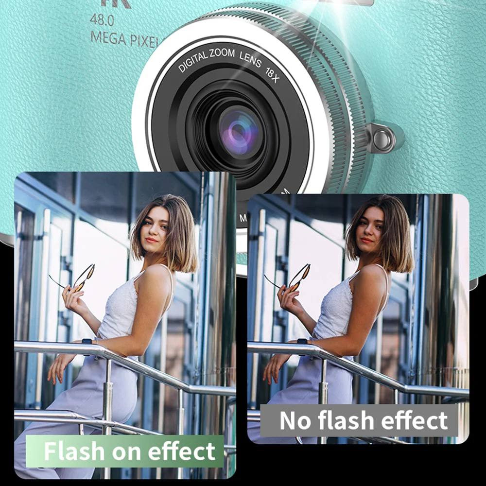 4K Vlogging Camera — 48MP Flip Screen, Autofocus & Beauty Filters - Image 5