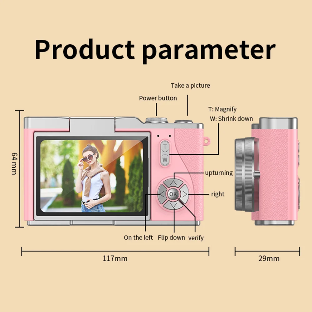 4K Vlogging Camera — 48MP Flip Screen, Autofocus & Beauty Filters - Image 6