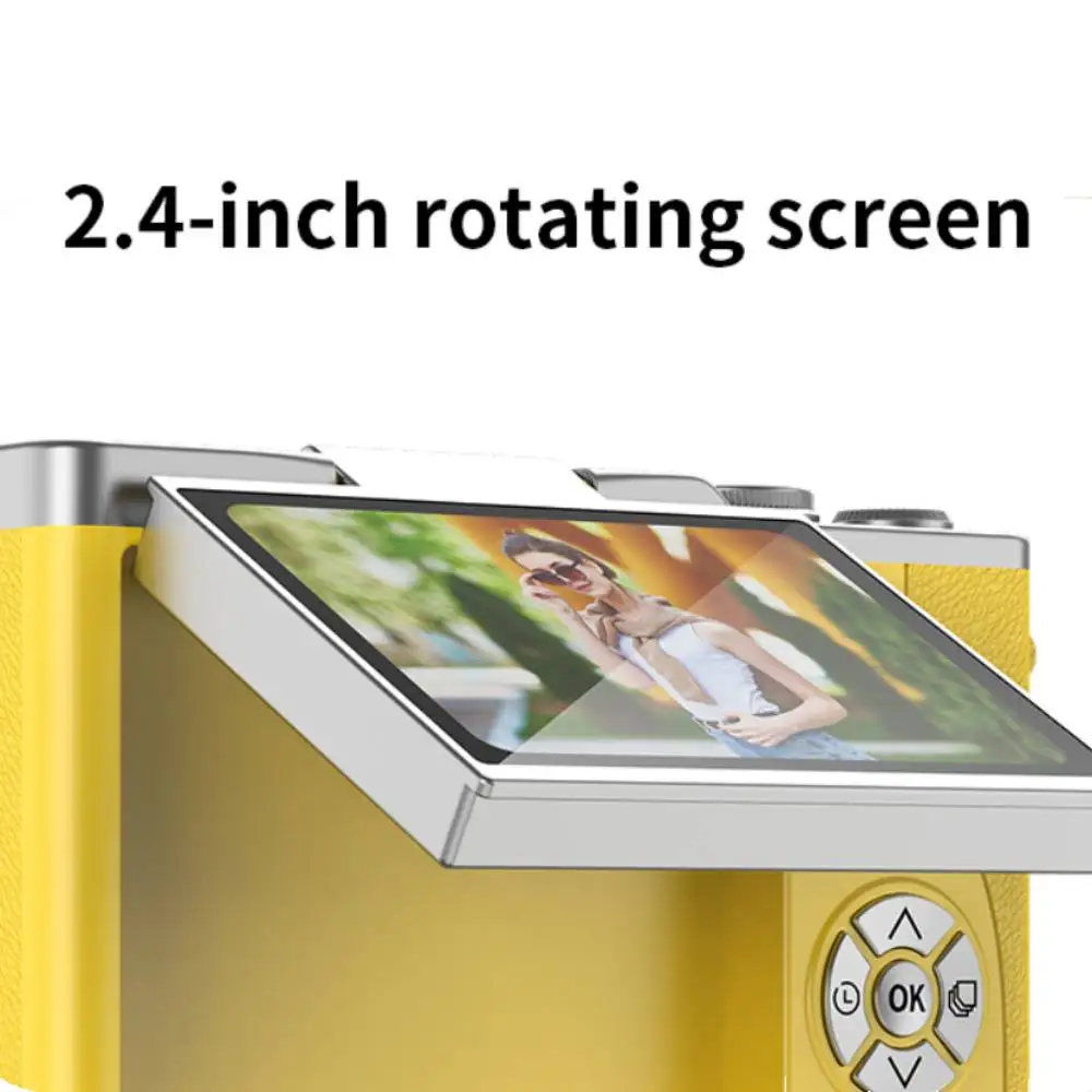 4K Vlogging Camera — 48MP Flip Screen, Autofocus & Beauty Filters - Image 2