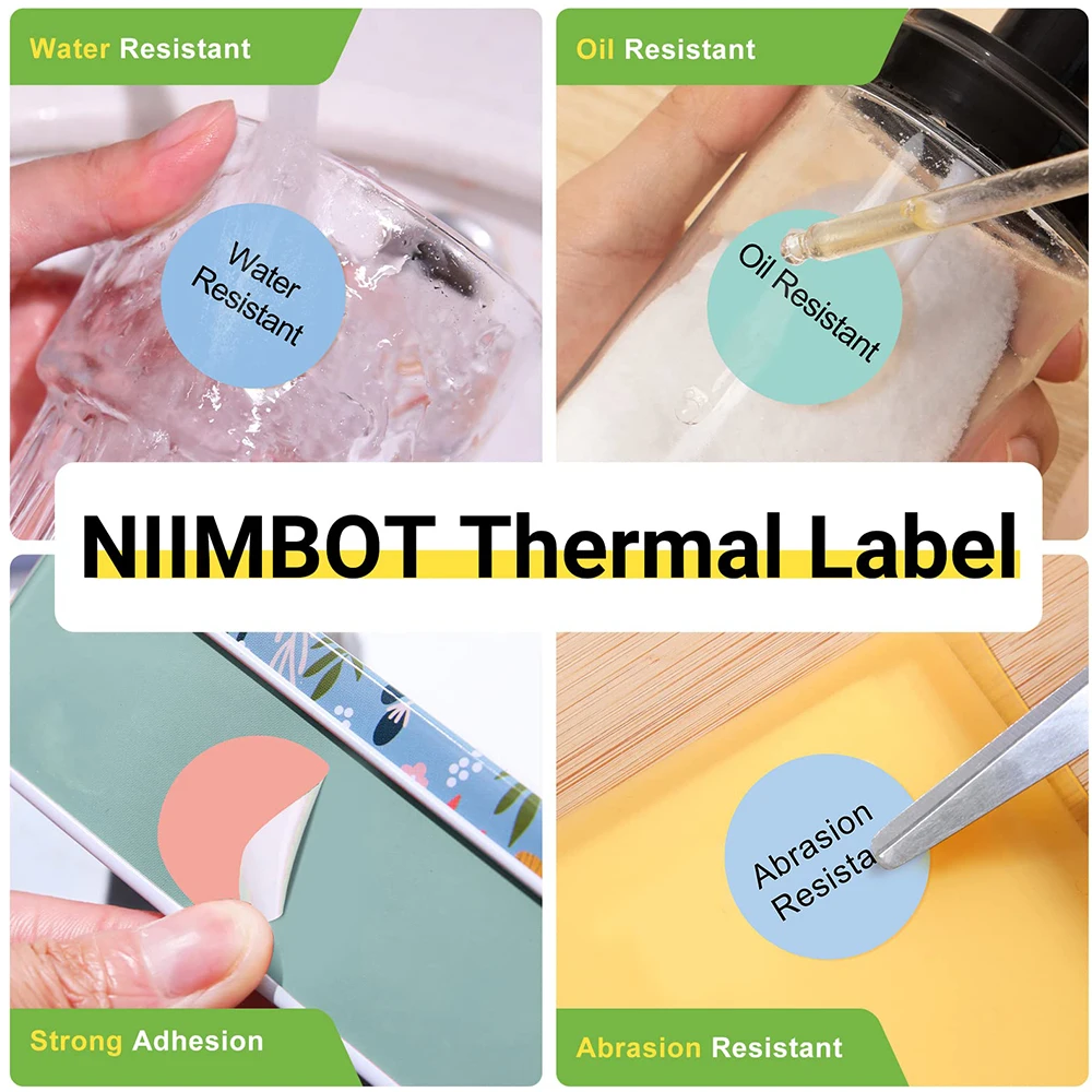 Round Label Rolls — Waterproof Refills for Niimbot Printers - Image 5