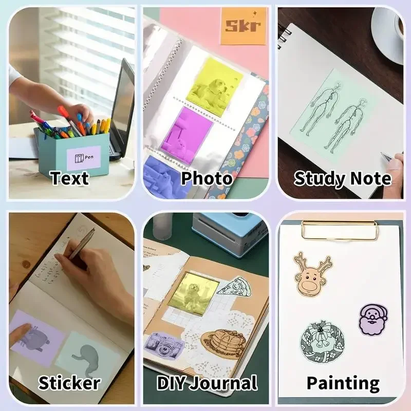 Mini Printer Colour Sticker Paper — 57mm Rolls